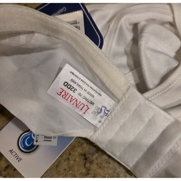 Lot of 2 Lunaire NWT! Style 11111 & 13211 Coolmax Underwire Bra 32DD Jacquard - Picture 10 of 13